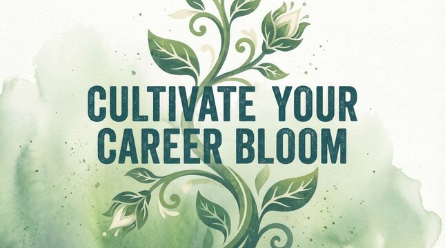 Stylized Depiction of Career Growth and Bloom s1 2