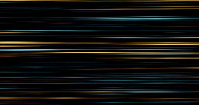 Beautiful vertical motion graphics of an blue and orange lines in abstract background concept