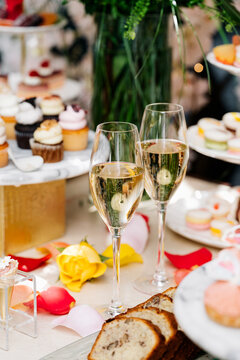 Sparkling Wine and Roses