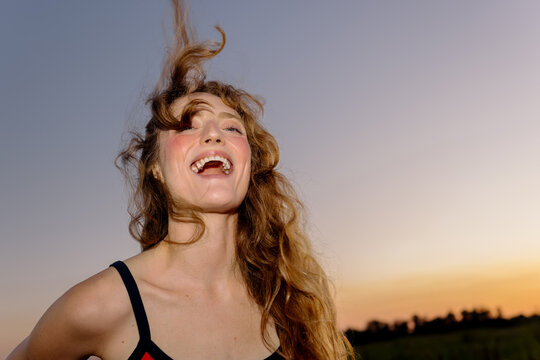 Cheerful ginger