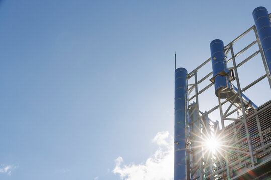 Stainless steel cooling chimneys