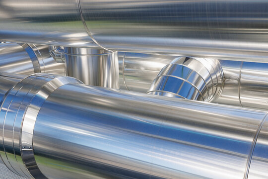 Steel ducts and pipes