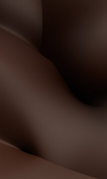 Soft Curves and Shapes Create an Abstract Design in a Close-Up