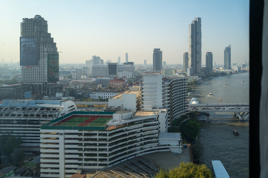 Bangkok skyline.