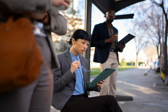 Checking documents during commute