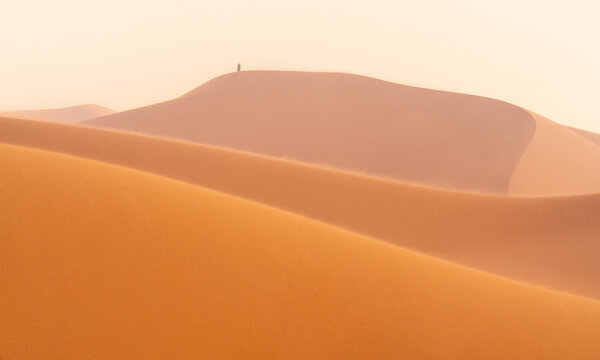 Dunes with Distant Figure