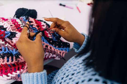 Close Up of hands woking