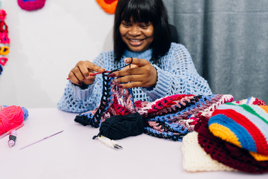 Smiling Crotchet Artist 
