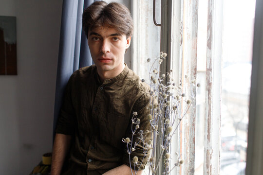 portrait of a man indoors