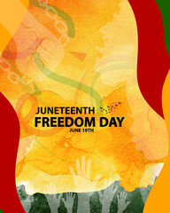 Juneteenth Freedom Day June 19 – African American Emancipation and Black History Celebration