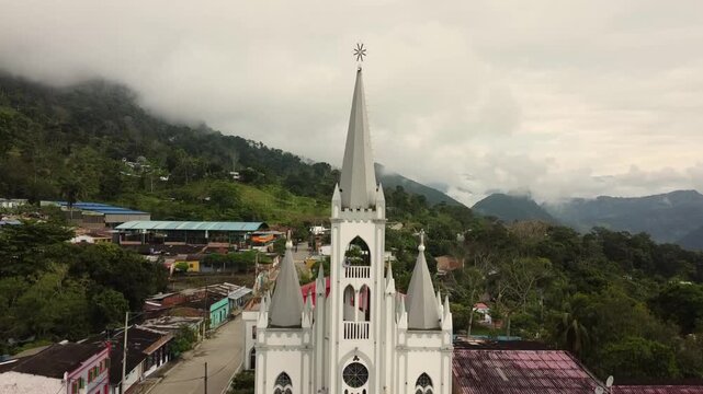 San Pablo de Borbur, Boyac&aacute; - Colombia. March 11, 2026. San Pablo Parish is a Colombian Catholic church
