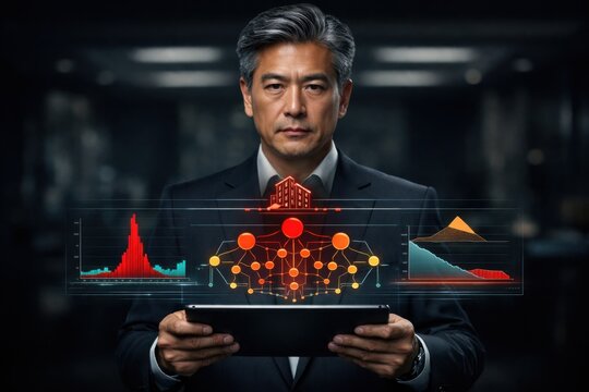 Government policy impact and economic decline analytics with centralized data network visualization