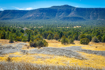 Scenic Landscape of Pecos National Historical Park New Mexico © PhotoSpirit