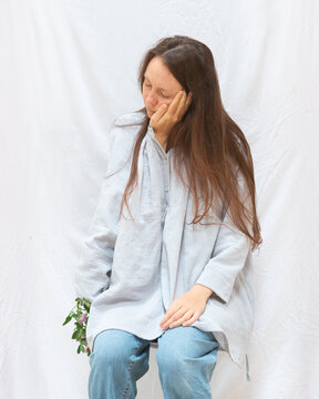 surreal portrait with hand 3