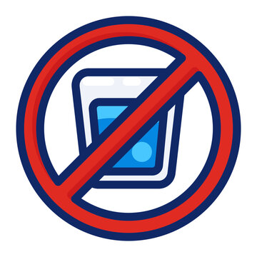 Fasting Outline Flat Icon