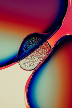 Abstract Macro Liquid Bubbles