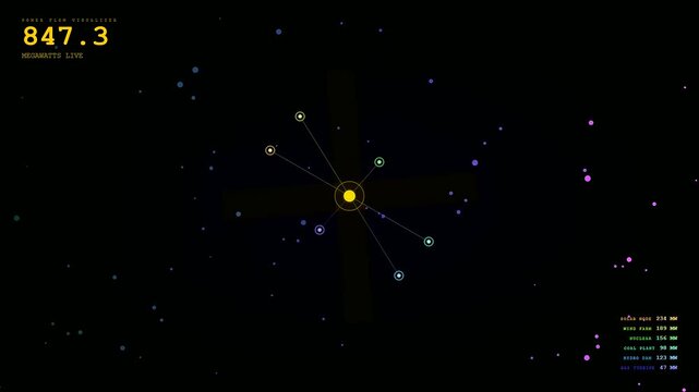 An intricate Energy Consumption Dashboard visualizing the dynamic flux of electrical currents across a futuristic decentralized power grid with glowing nodes and real time data metrics