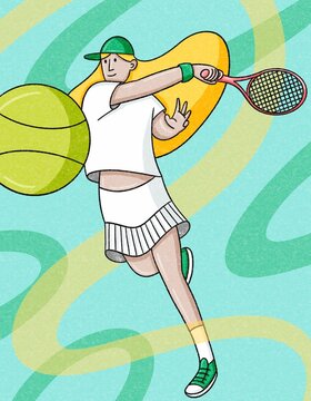 Tennis player.