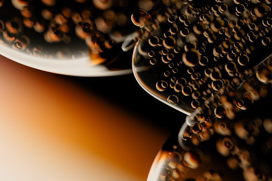 Abstract Macro Liquid Bubbles