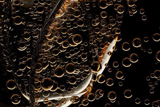 Abstract Macro Liquid Bubbles