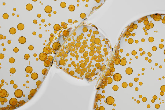 Abstract Macro Liquid Bubbles