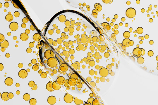 Abstract Macro Liquid Bubbles