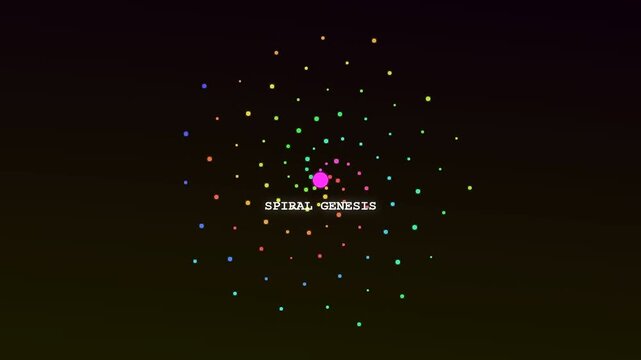 An abstract visualization of AI powered brainstorming where iridescent particles expand in a cinematic spiral to represent the complex evolution of synthetic thought and digital creativity