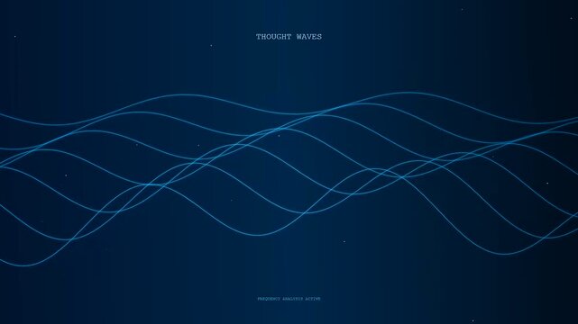 A sophisticated visualization of AI powered brainstorming where glowing azure filaments intertwine and oscillate through a deep void to represent complex cognitive synthesis and neural synchronization