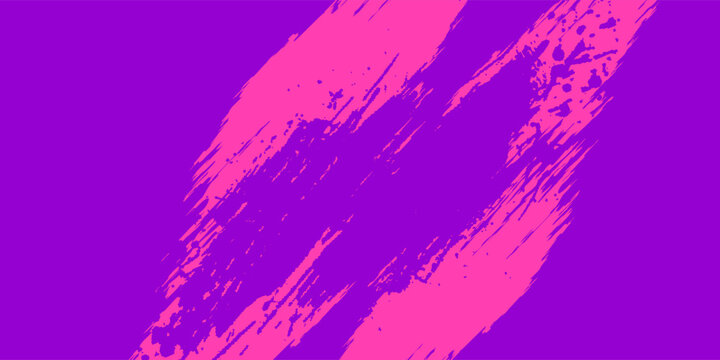 Running Poster Design %E2%80%93 Abstract Colorful Splash Illustration in Purple and Blue for City Marathon