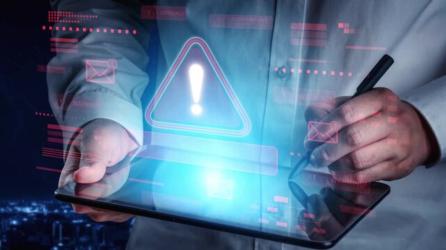 Password security breach warning with red asterisk box, cybersecurity alert, lock icons, and critical vulnerability signals in digital system access Marrow