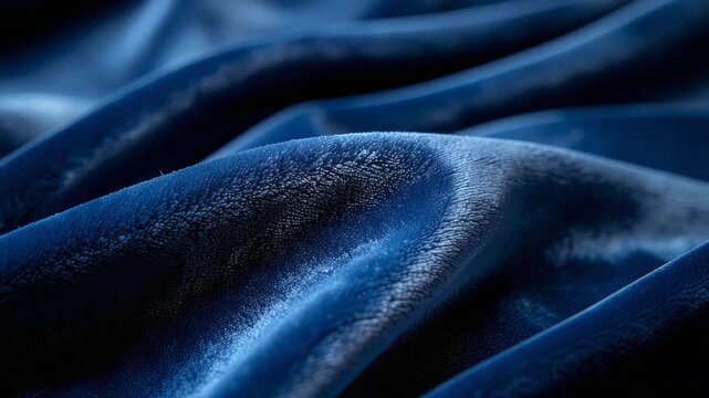 Deep Blue Velvet Shimmer Loop