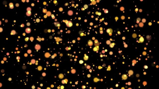 golden bokeh background motion video move. abstract motion background