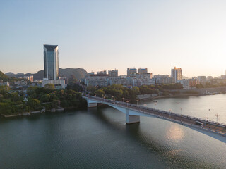 Obraz premium Cityscape of Liuzhou Guangxi China