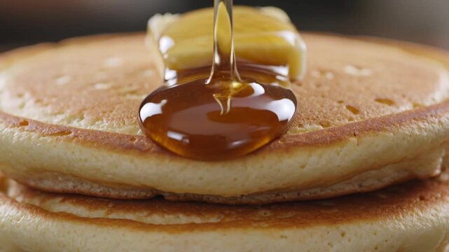pancakes with Maple syrup