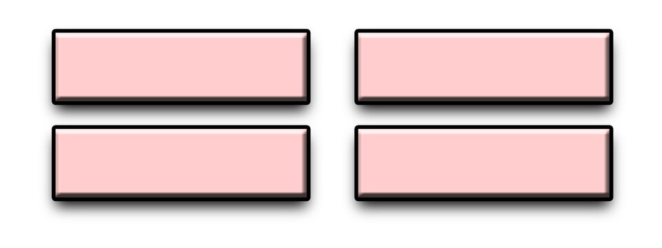 Minimal Pastel UI Button Set with Smooth Edges and Light Gradient