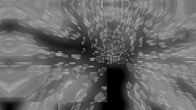 Monochrome Experimental Energy Core Reactor Unstable Cyber Abstract VJ Loop Seamless 4K