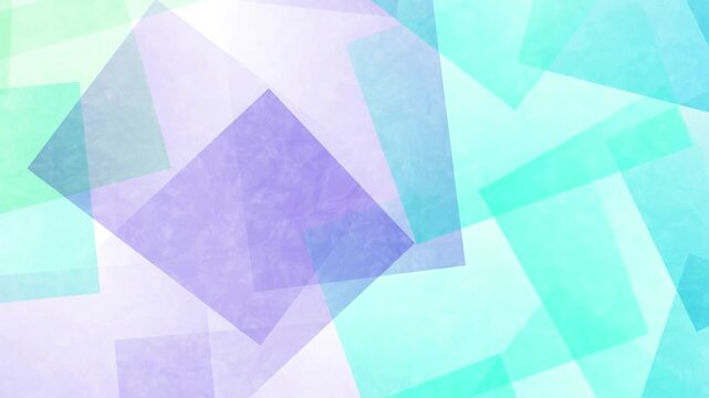 Soft Pastel Geometric Shapes with Watercolor Texture Abstract Background