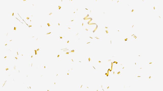 3D animation of exploding confetti, Colorful Isolated Confetti party popper Explosion confetti Blast Realistic.
blue and silver confetti explosion - 3D rendering