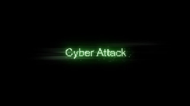 Glitched Hacker Warning UI Title Distorted hacker-style warning title with horizontal noise scan effects. Perfect for cybersecurity segments, hacking dramatizations, threat alerts, and tech trailers.