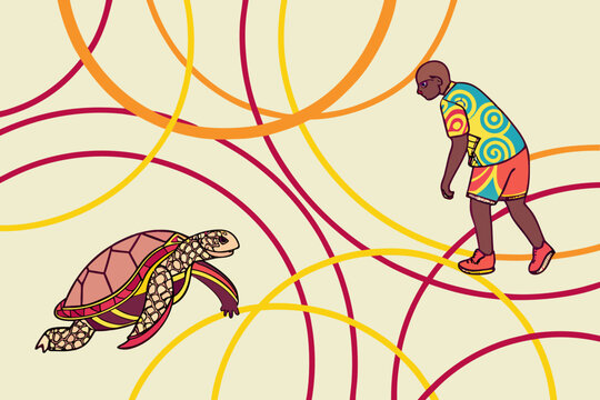 abstract background with butterfly