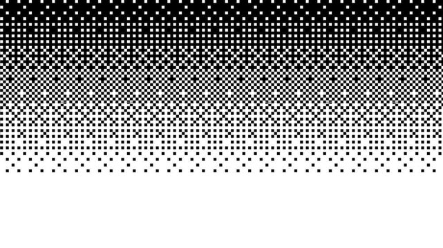 8-bit pixel art black dots sky background. looped animation 4k 30fps