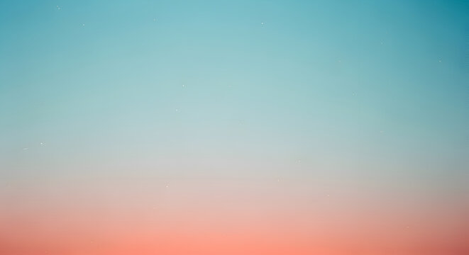 Vibrant Gradient Sky at Sunset Hour.
