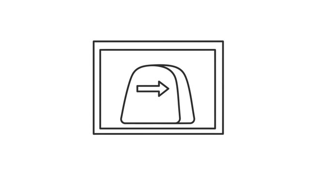 Directional Arrow Icon on Screen Display