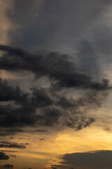 Fototapeta premium Dramatic Clouds at Sunset