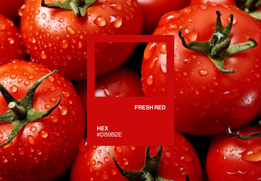 Color Palette Presentation Template For Brand Guidelines, Moodboard & Colour Swatch