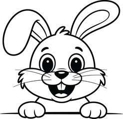Fototapeta premium easter bunny svg, bunny svg, bunny face svg