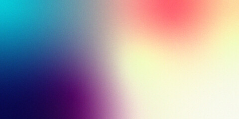 Obraz premium blue and pink gradient background, Gradient background with a mix of turquoise and coral hues creating a playful and energetic .abstract smooth color flow, ideal for modern design or digital art