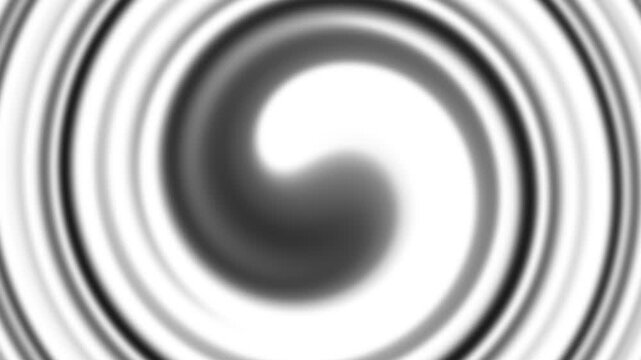 Black and white spiral background with hypnotic tunnel effect, high contrast abstract design ideal for video transitions, luma key editing, motion graphics, and VJ visuals.
