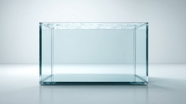 Smooth Glass Aquarium with Subsurface Scat High Fidelity Visuals