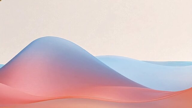 Colorful abstract wave forms